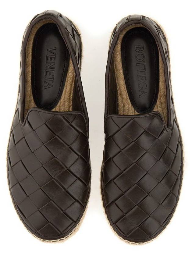 Bottega Veneta Jack Intrecciato Leather Espadrille Fondant
