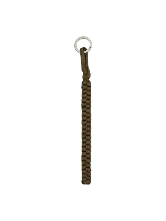 Bottega Veneta Intrecciato Rope Long Key Holder Mud