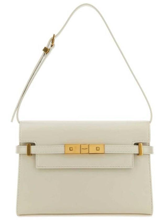 Saint Laurent Manhattan Small Shoulder Bag Blanc Vintage