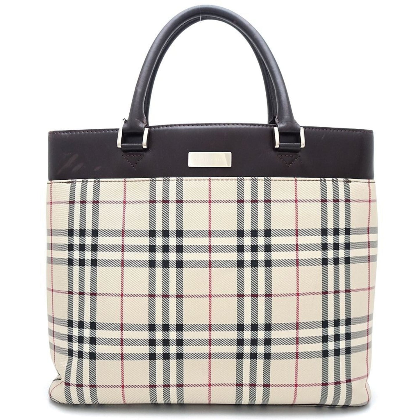 Burberry    Canvas Leather Handbag ()