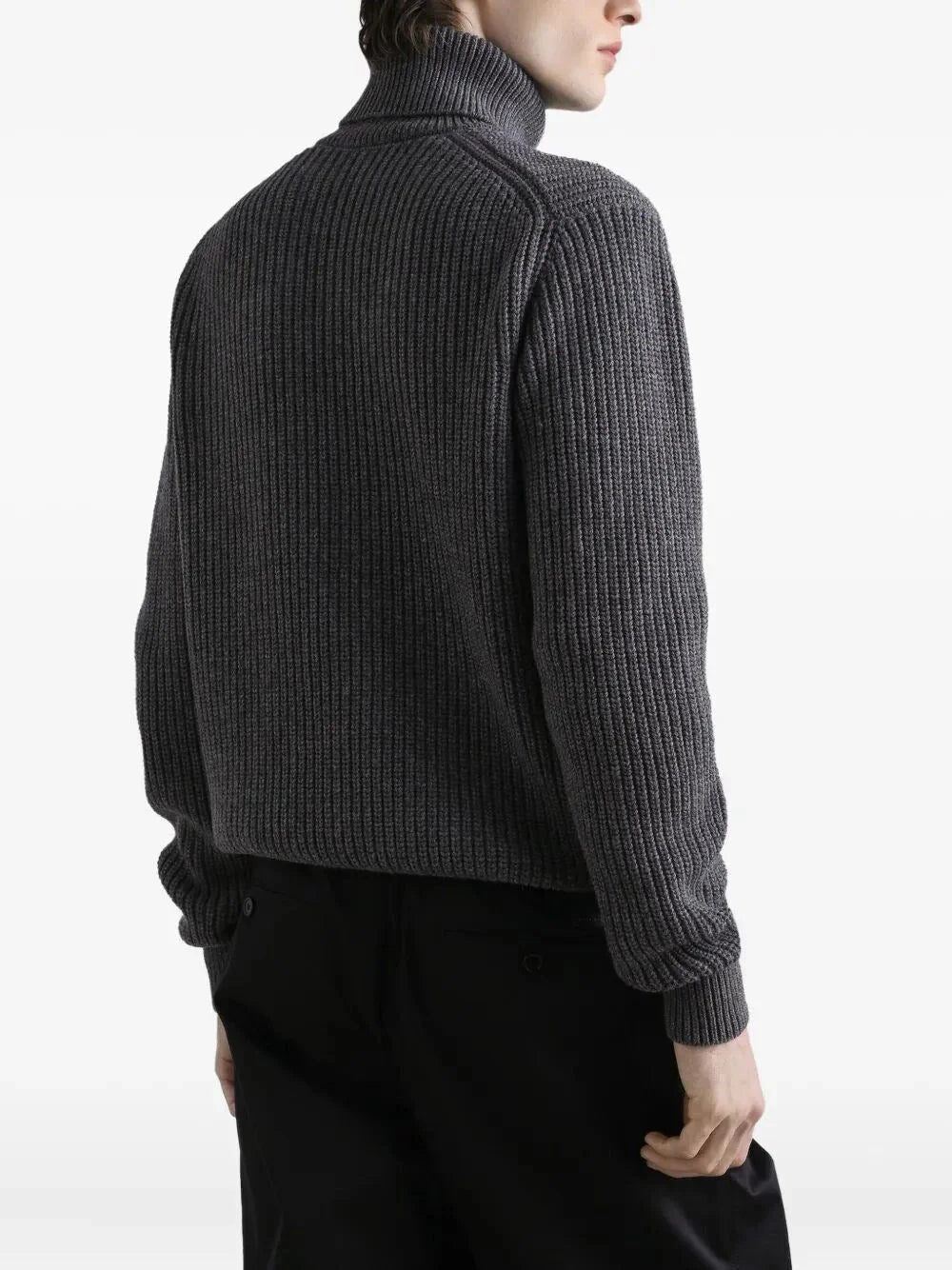 Dolce & Gabbana Men Long Sleeve Turtle-Neck Sweater