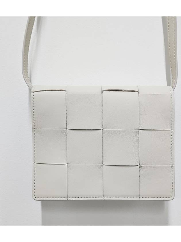 Bottega Veneta Intrecciato Small Cassette Cross Bag Plaster
