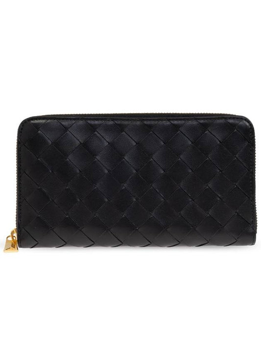 Bottega Veneta Bottega Veneta Leather Wallet, Women's, Black