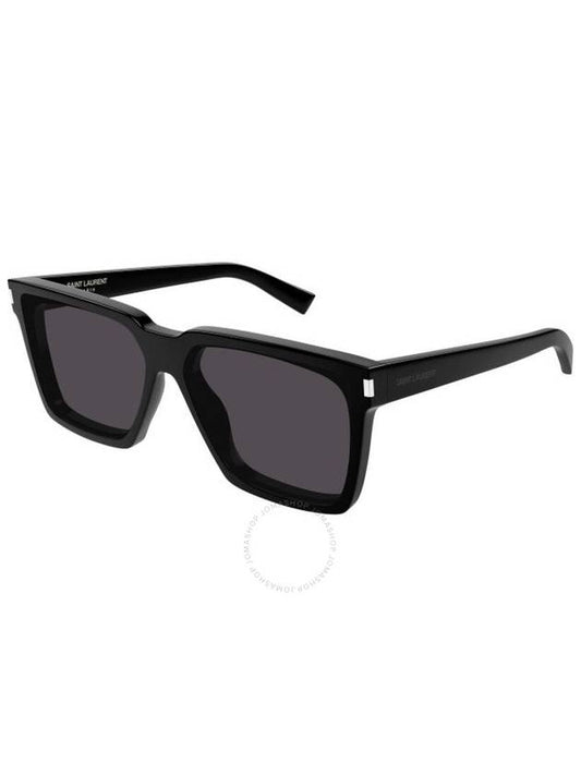 Saint Laurent Saint Laurent Black Square Unisex Sunglasses SL 610/F 001 59
