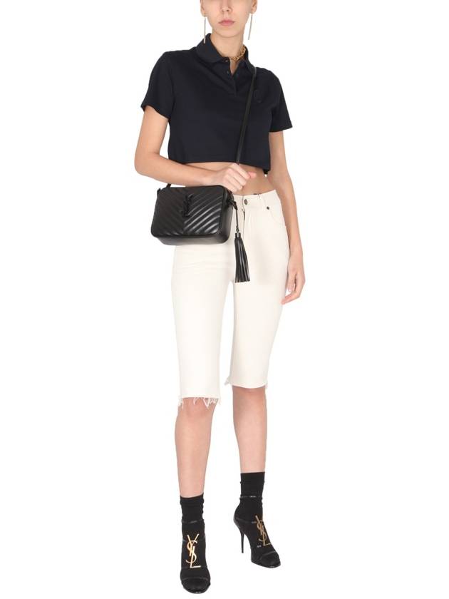 Saint Laurent Women's Shorts Ivory