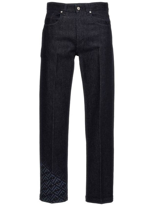 Fendi Fendi Regular-Fit Cotton Jeans