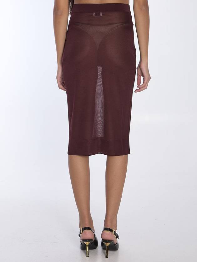 Saint Laurent Knit Pencil Skirt