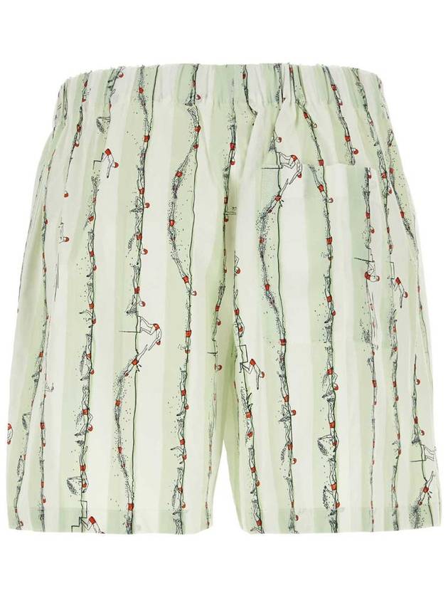 Bottega Veneta Print Cotton Shorts 761327 V3PX04681 B0011010161