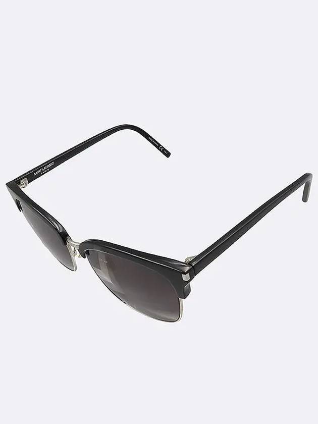 Saint Laurent SL 108 K black color silver plated gold frame sunglasses