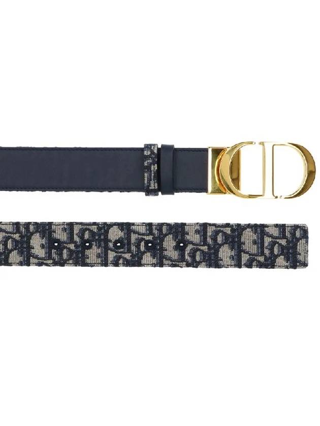 30 Montaine Reversible Leather Belt Dior