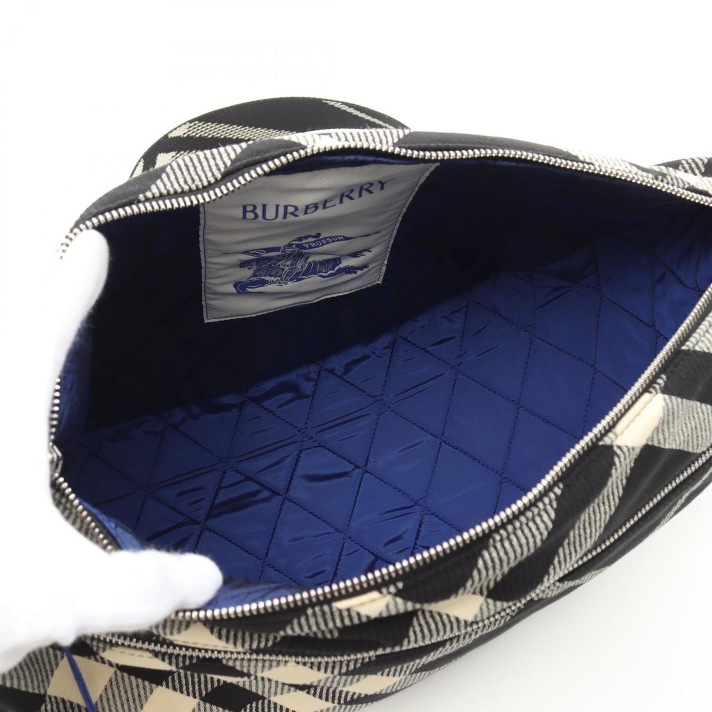 Burberry  Fabric Messenger Bag Shoulder Bag ()