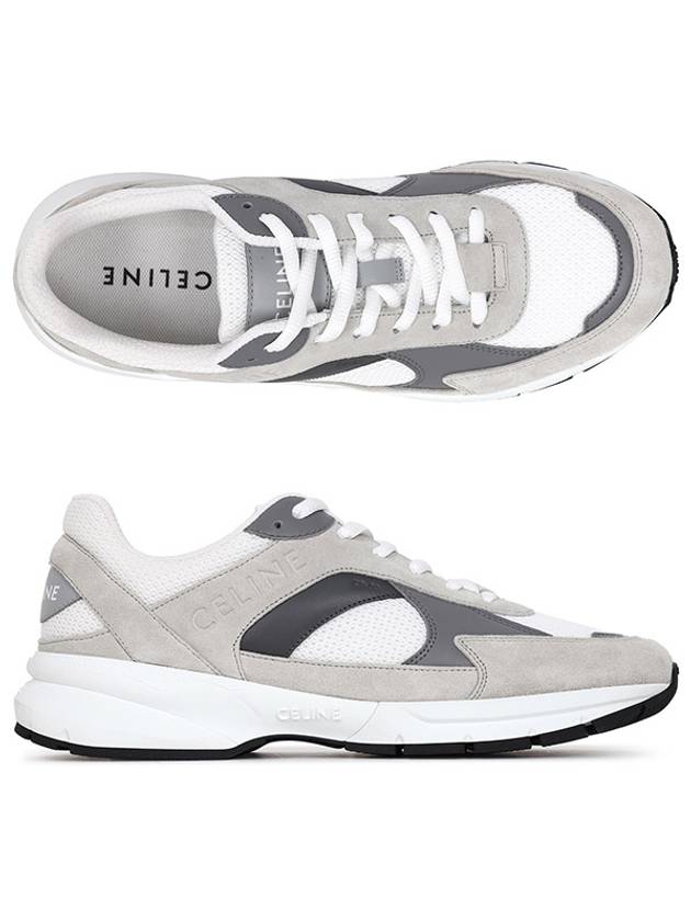 CELINE Runner CR 03 lace up low top sneakers gray
