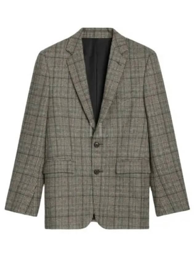 CELINE Prince Of Wales Wool Jacket