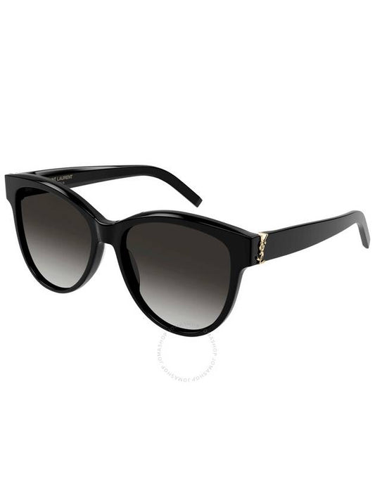 Saint Laurent Saint Laurent Grey Gradient Butterfly Ladies Sunglasses SL M107 002 55