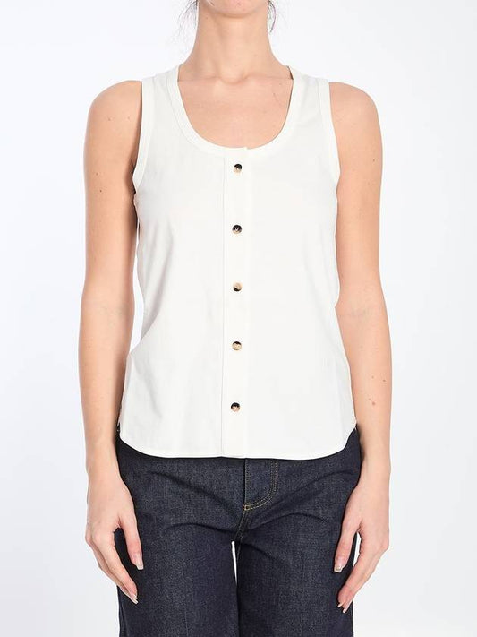 Bottega Veneta Tank Top With Buttons