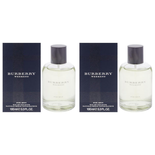 Burberry  3.3 oz Burberry Weekend EDT Spray for Men - Pack of 2