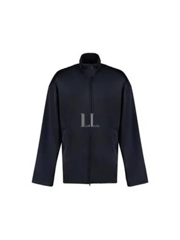 Balenciaga Side Zip Pockets Track Jacket Blue