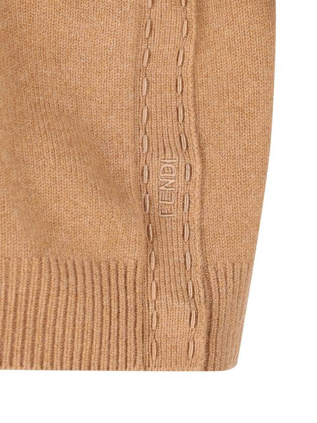 Fendi Pullover Cashmere Turtleneck Beige