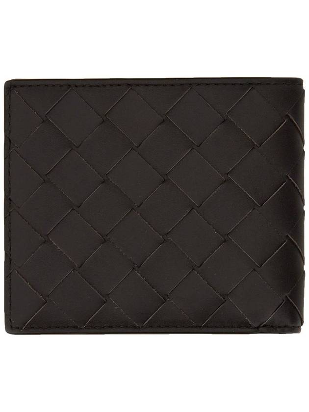 Bottega Veneta Intrecciato Bifold Half Wallet Fondant