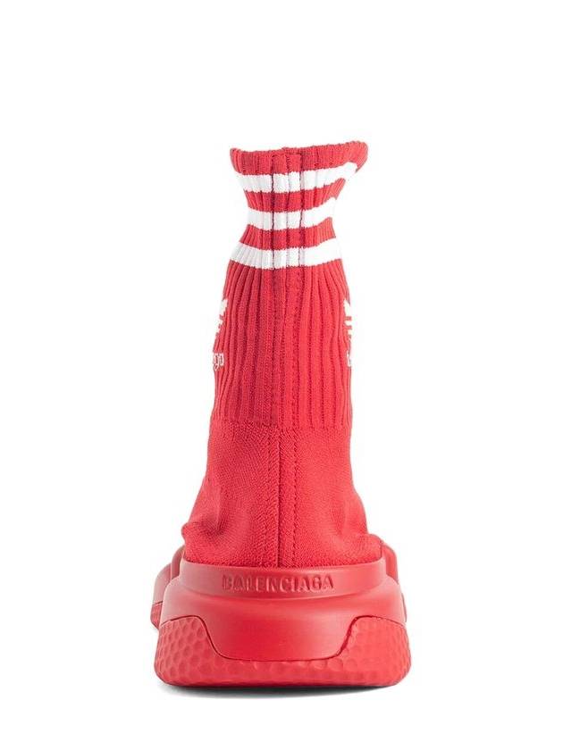 Balenciaga Speed Stretch Knit High Top Sneakers Red