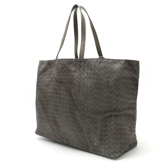 Bottega Veneta   INTRECTO LUGO LUGO TORTE BAG NYLON LEADER GREY CHARM 299876