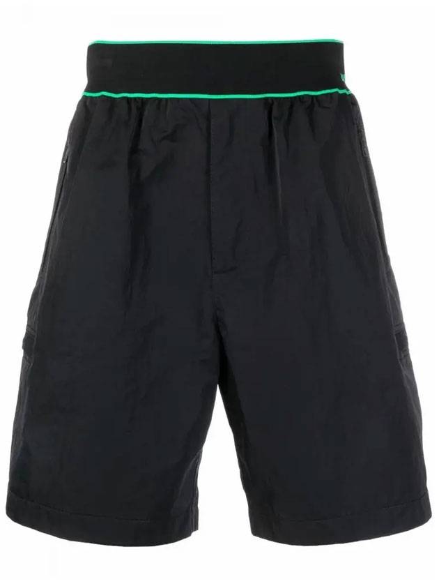 Bottega Veneta Technical Nylon Shorts Black