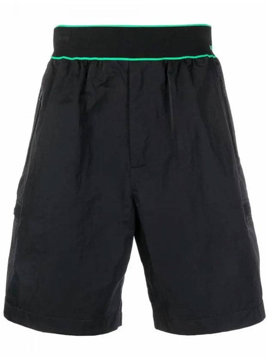 Bottega Veneta Technical Nylon Shorts Black