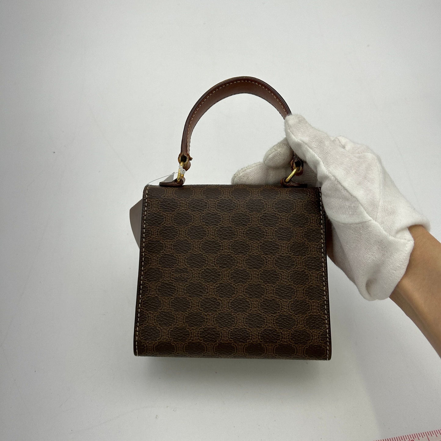 CELINE Macadam Gancini Two-way Small Handbag Shoulder bag IT2IZX4TDEWX