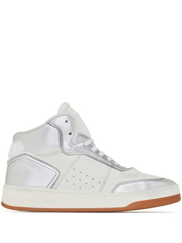 Saint Laurent SL 80 High-Top Sneakers Silver