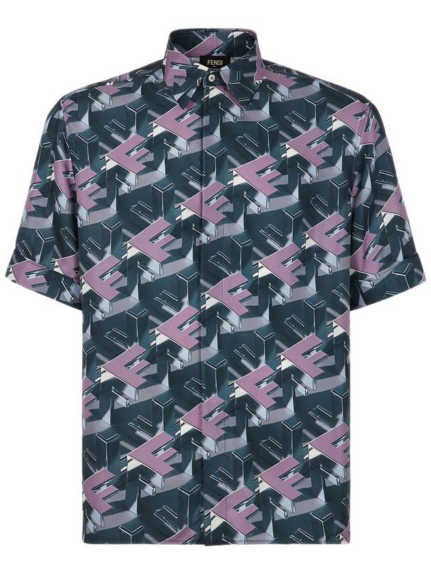 Fendi long sleeve shirt FS0795APQ9 F0F5U PRINTED