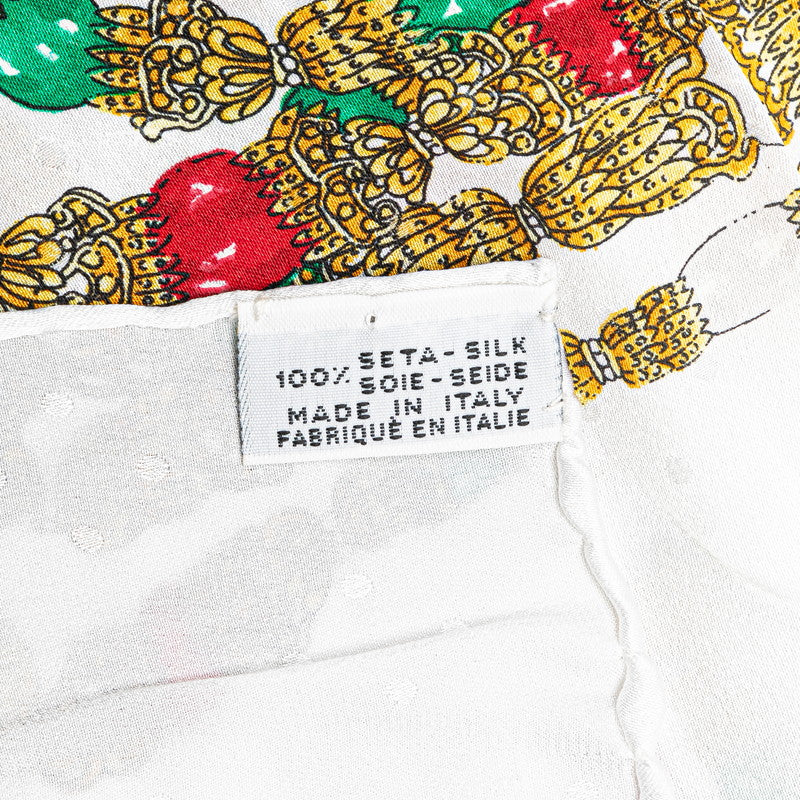Chanel Silk Jewelry Pattern Scarf