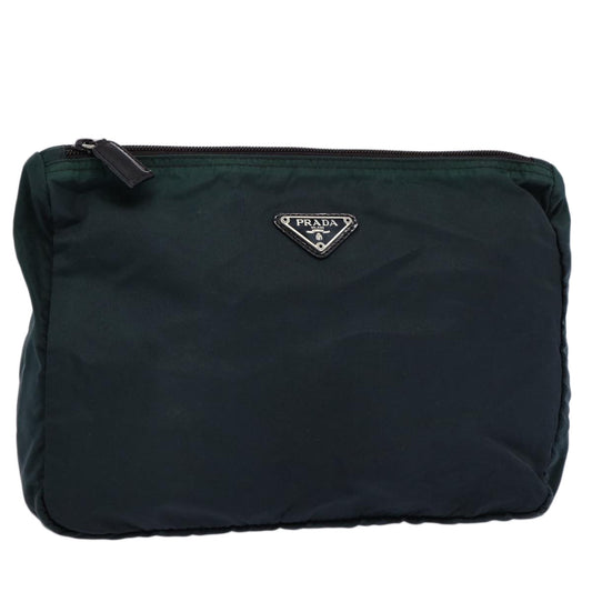 PRADA Pouch Nylon Navy  fm3019