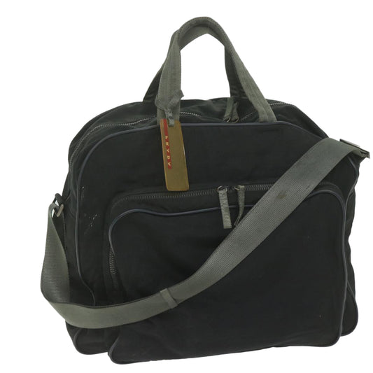 PRADA Sports Boston Bag Nylon 2way Black  fm3054