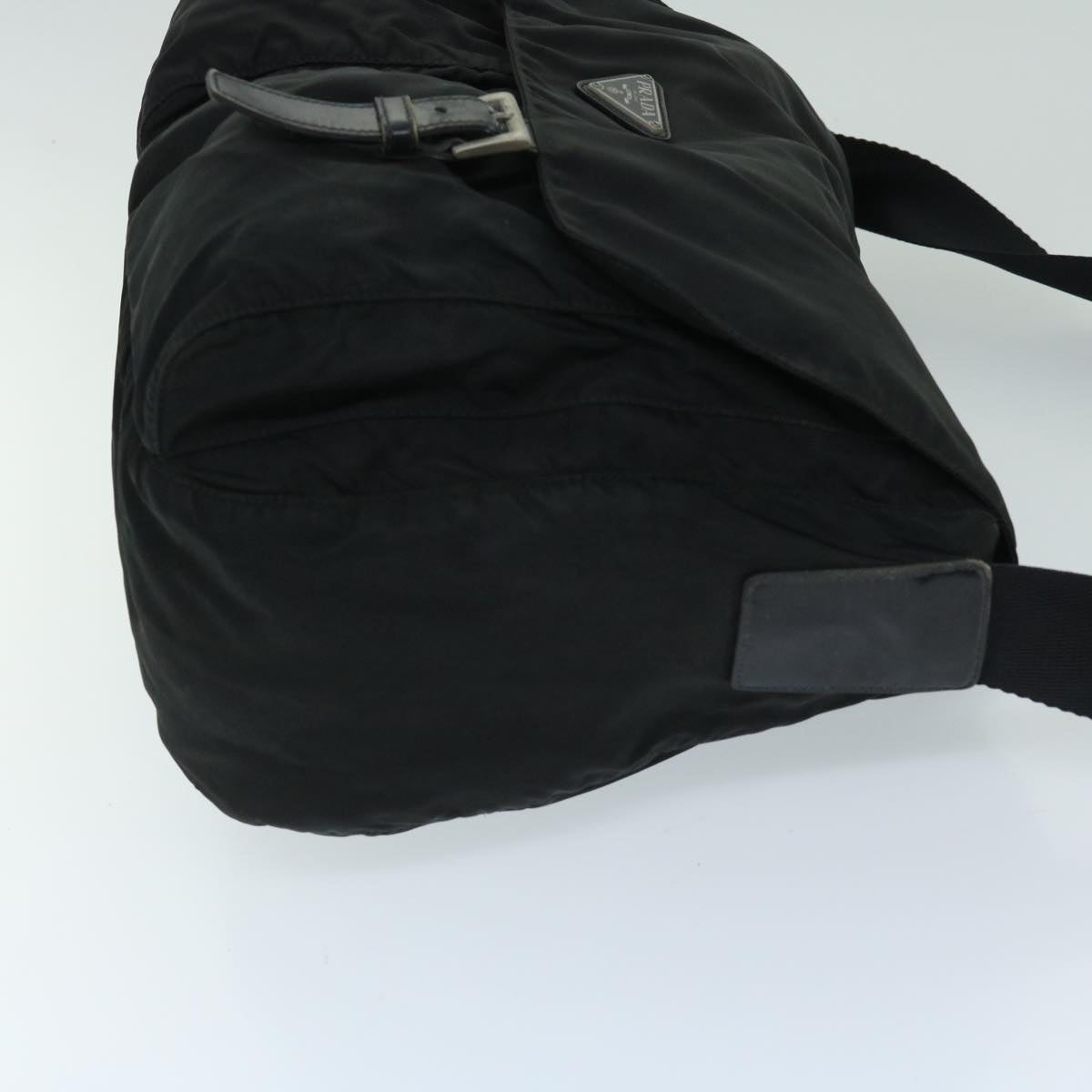 PRADA Shoulder Bag Nylon Black  fm3211