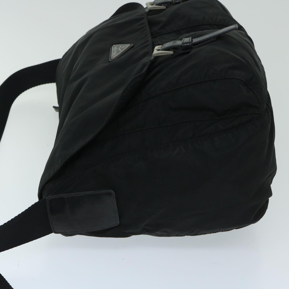 PRADA Shoulder Bag Nylon Black  fm3211