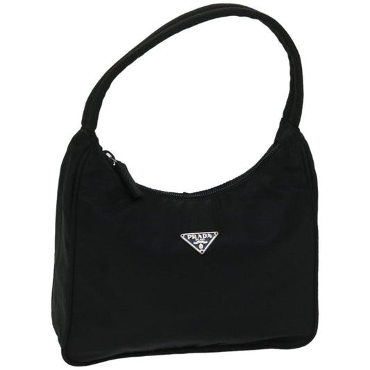 PRADA Hand Bag Nylon Black  fm3212