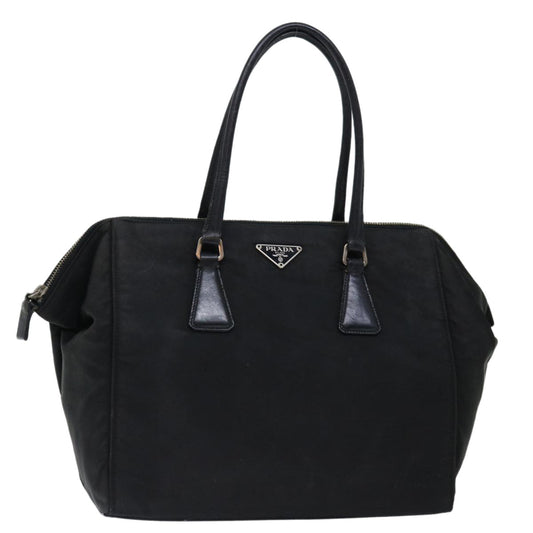 PRADA Hand Bag Nylon Black  fm3361