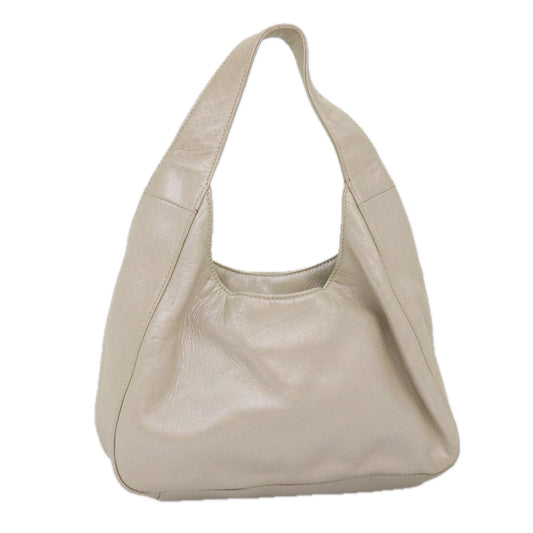 PRADA Hand Bag Leather White  fm3418