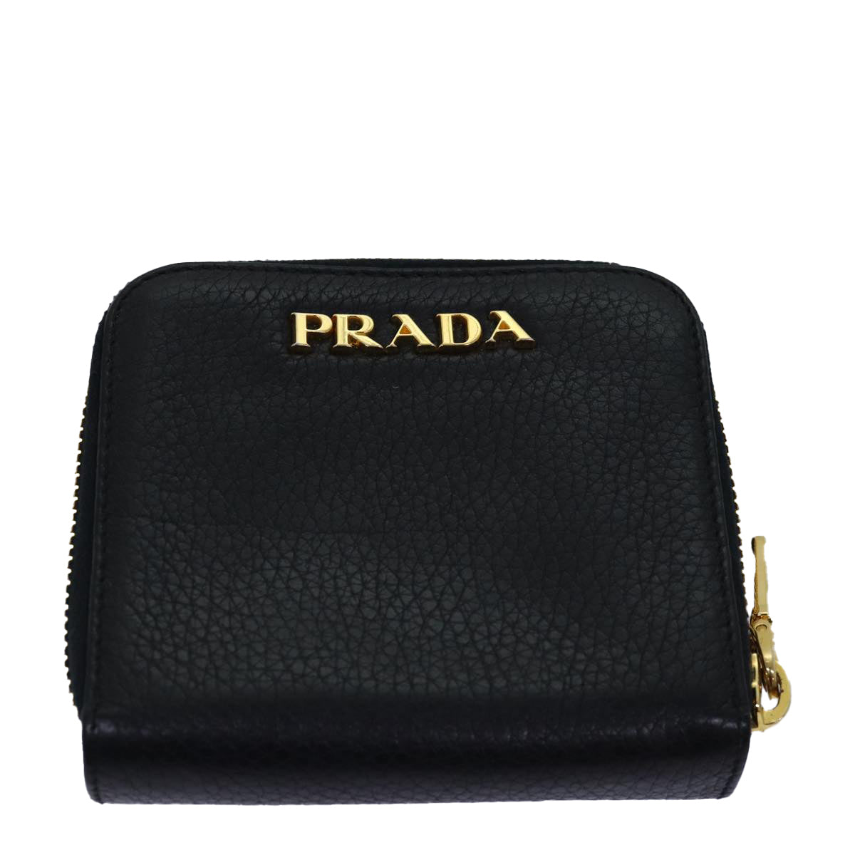 PRADA Wallet Safiano leather 4Set Black  fm3478