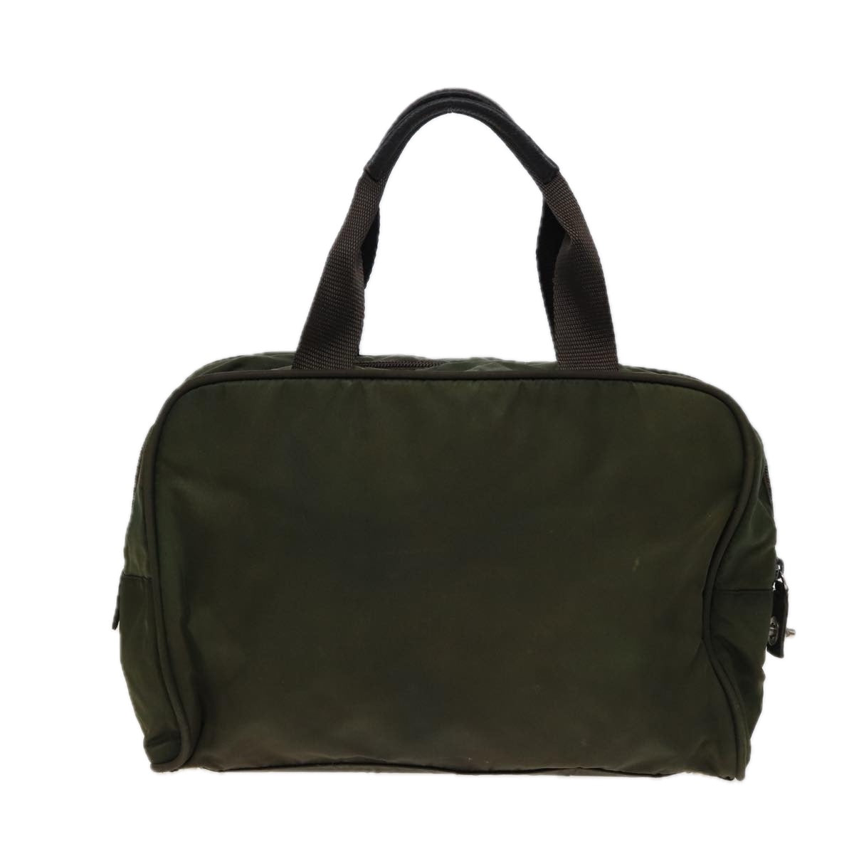 PRADA Hand Bag Nylon Khaki  fm3519