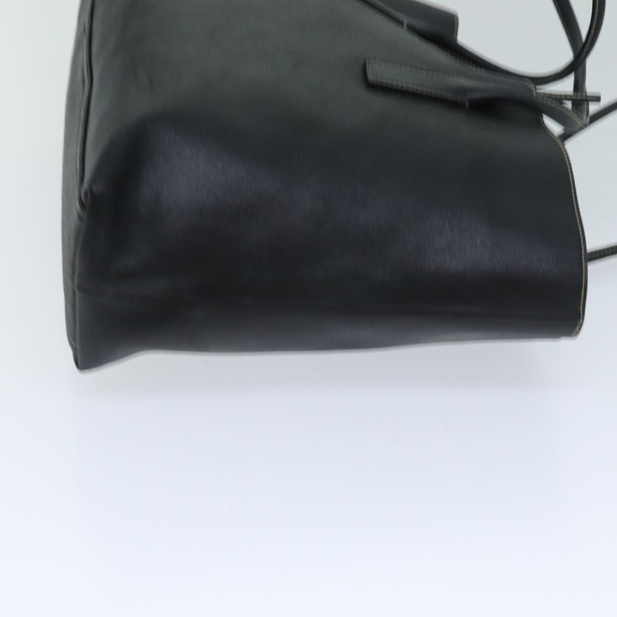 PRADA Tote Bag Leather Black  fm3524
