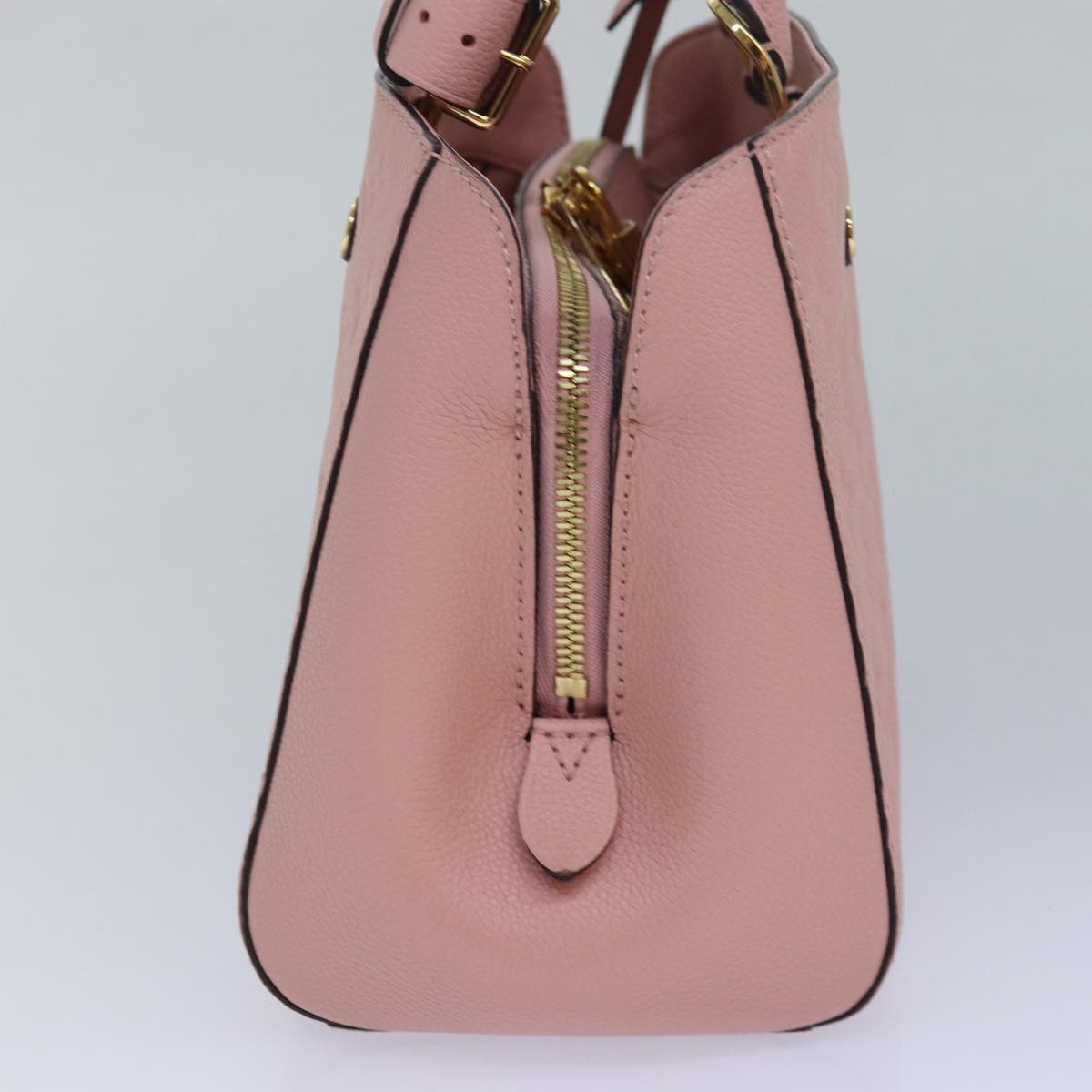 LOUIS VUITTON Monogram Empreinte Montaigne BB Bag Pink Rose M44123 fm3558A