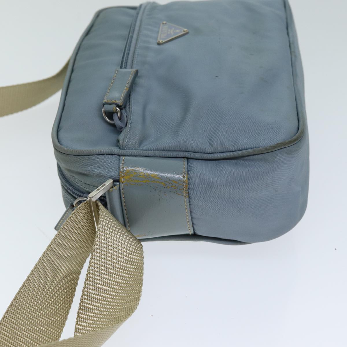 PRADA Shoulder Bag Nylon Blue  fm3565
