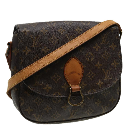 LOUIS VUITTON Monogram Saint Cloud GM Shoulder Bag M51242 LV fm3576
