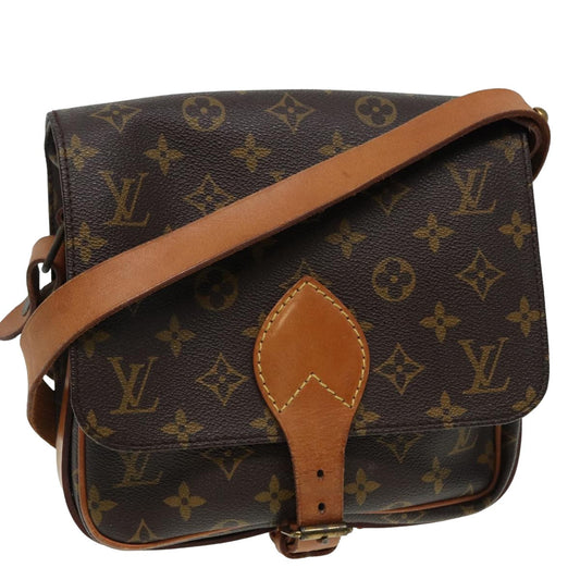 LOUIS VUITTON Monogram Cartouchiere MM Shoulder Bag M51253 LV fm3592