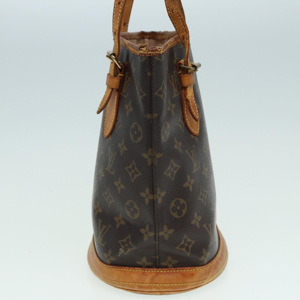 LOUIS VUITTON Monogram Bucket PM Shoulder Bag M42238 LV fm3598