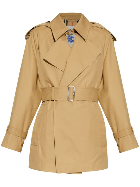 Burberry Women Cotton Trench Coat