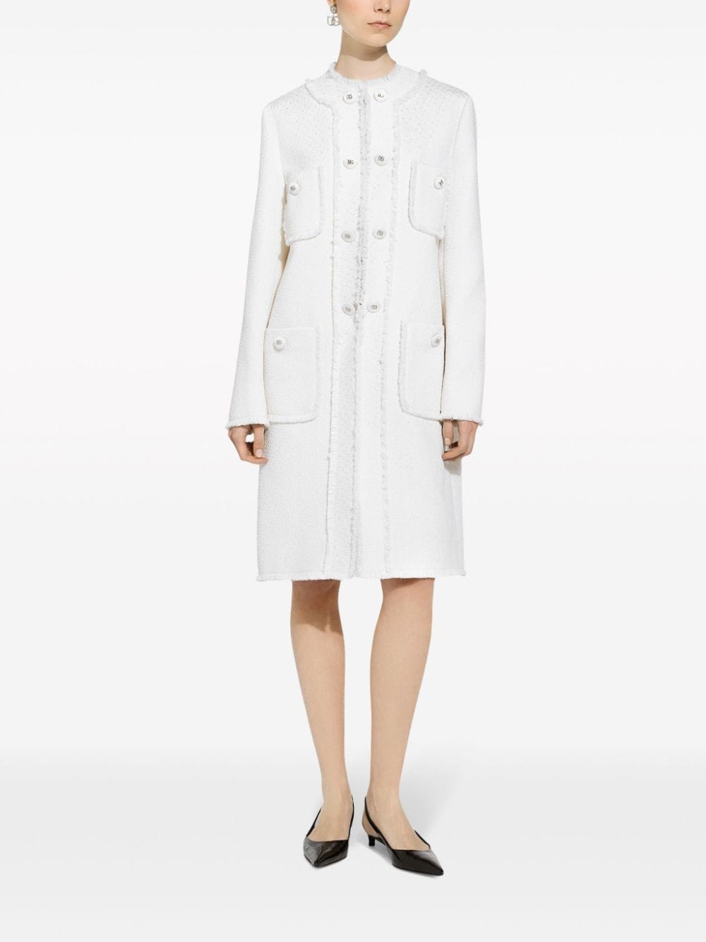 Dolce & Gabbana Women Wool Tweed Coat