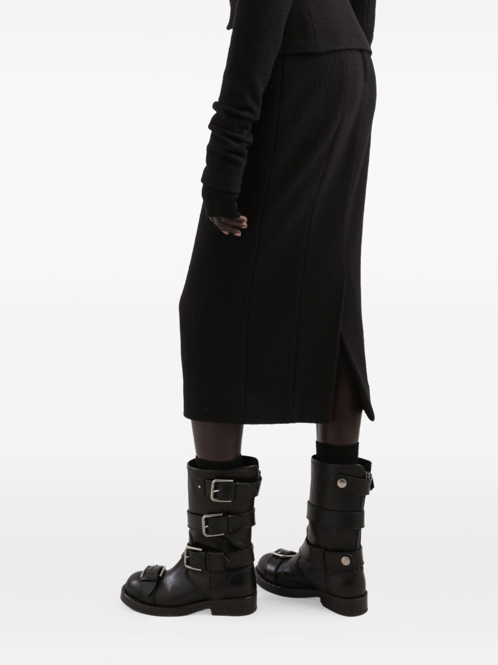 Dolce & Gabbana Women Wool Pencil Skirt