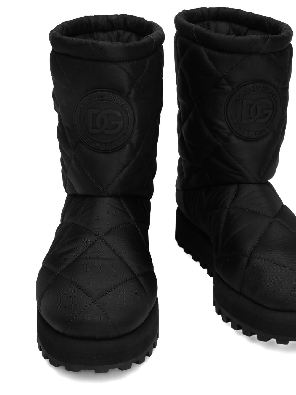 Dolce & Gabbana Men Nylon Puffy Boots
